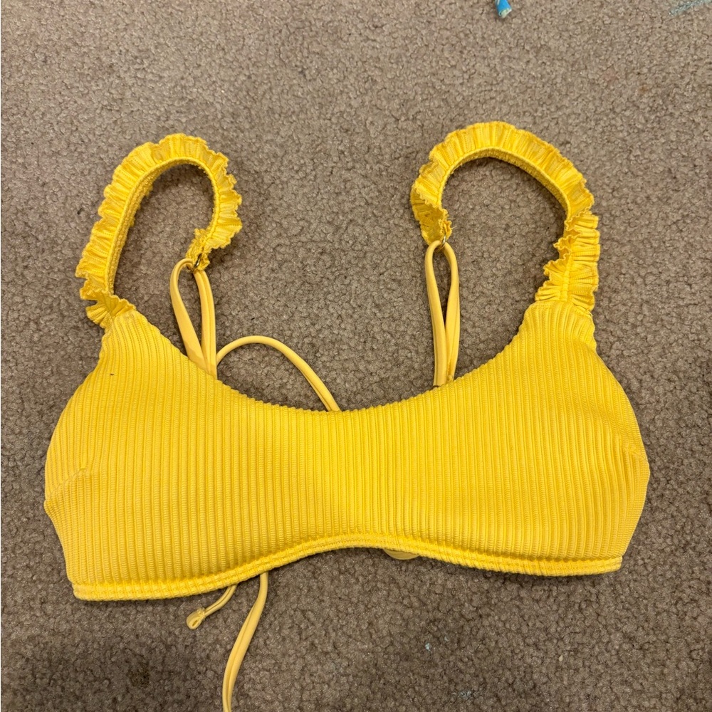 Hollister Sunny Yellow Bikini Top
